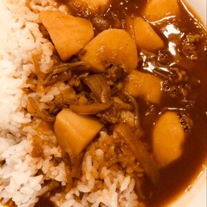 肉じゃがから〜のカレー♪